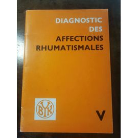 Diagnostic Des Affections Rhumatismales