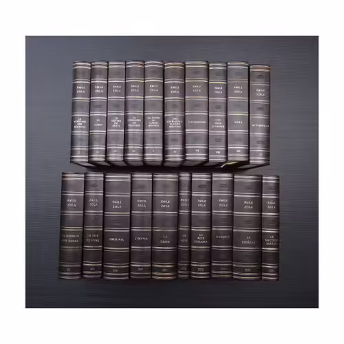 Collection Complète 20 Tomes Emile Zola - Les Rougon-Macquart. 20/20 Livres.