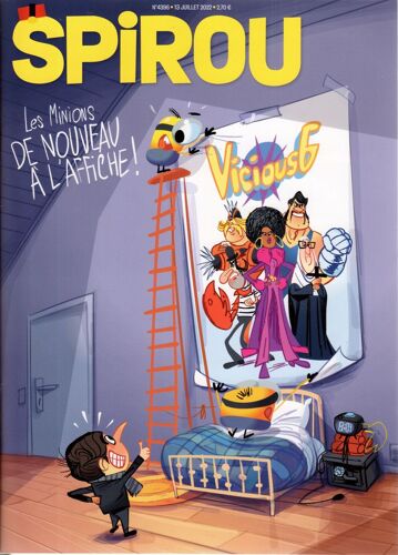 Journal De Spirou 4396 Du 13/07/2022 Les Minions De Nouveau À L'affiche!