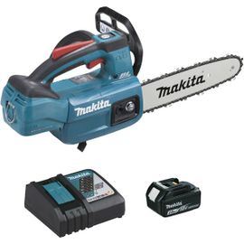 Tronçonneuse d'élagage 18V LXT 25cm Makita DUC254 - Avec 1 batterie 18V 3.0Ah et chargeur - DUC254F