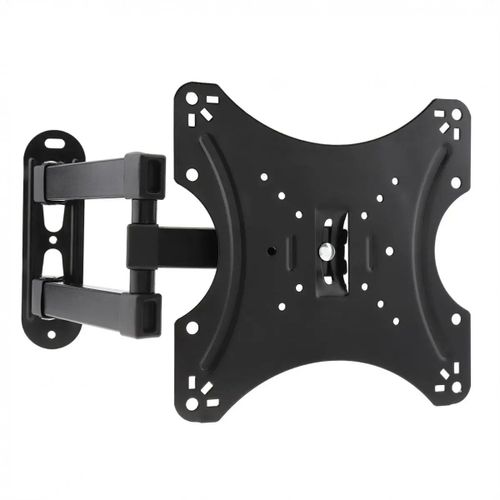 Support mural TV fixationsur bras rotatif orientable et inclinable pour TV Samsung UE24N4305 24" VESA 200X200mm Noir-Visiodirect