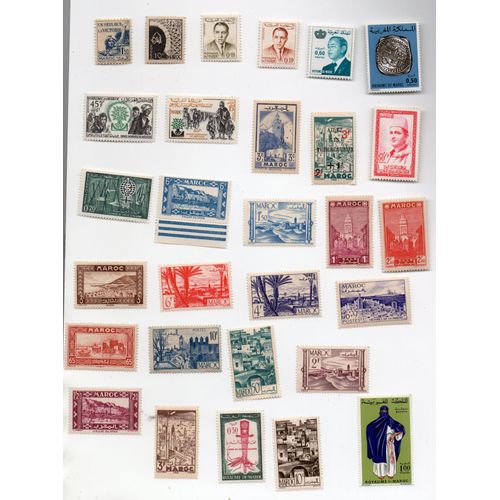 Maroc- Lot De 29 Timbres Neufs Divers