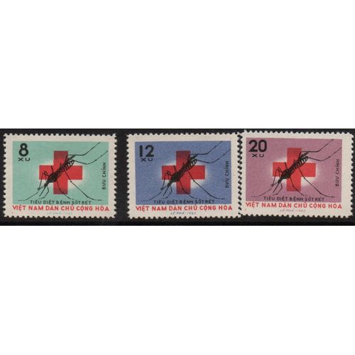 Vietnam Timbres Lutte Contre Le Paludisme