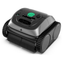 WYBOT C1 Robot nettoyeur de piscine sans fil, autonomie de 150 min, escalade murale, planification d'itinéraire intelligente, contrôle par application, pour piscines jusqu'à 1 615 pi² - Gris+Vert