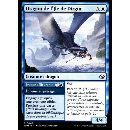 Dragon De L' Île De Dirgur - Magic - Tarkir La Tempête Des Dragons - C - 40