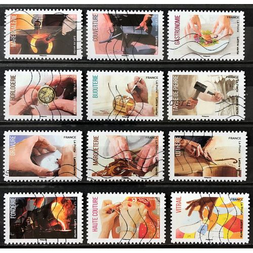 Série Métiers D'Excellence - Très Jolis N° 2254 2255 2256 2257 2258 2259 2260 2261 2262 2263 2264 2265 Obl - France Année 2023 - Brn83 - N33351