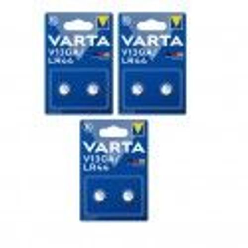 6 piles Varta V13GA LR44