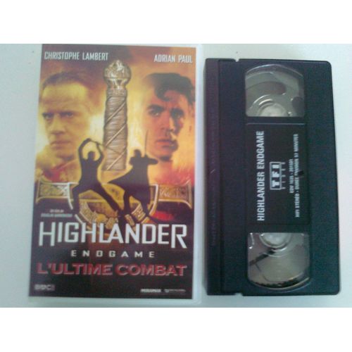 Cassette Video Vhs - Highlander Endgame - Christophe Lambert