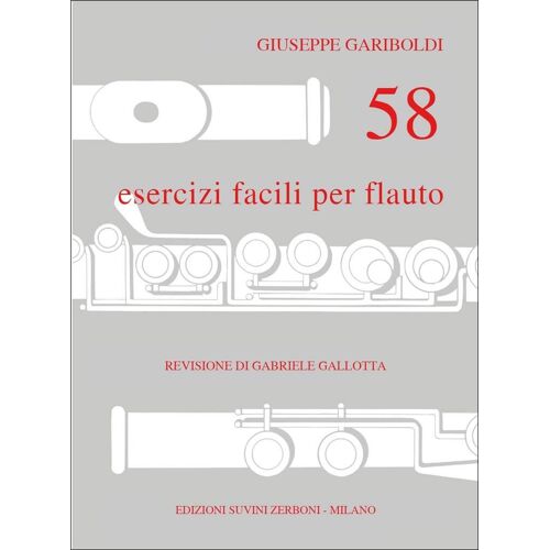 58 Esercizi Facili Per Flauto / Conducteur