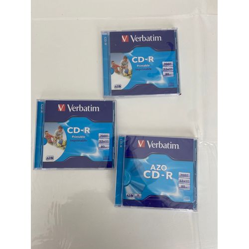 Lot de 3 CD-R Verbatim