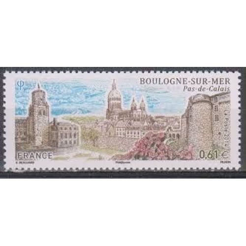 Château-Musée, Beffroi Et Basilique Notre Dame : Boulogne Sur Mer (Pas De Calais) Année 2014 N° 4862 Yvert Et Tellier Luxe