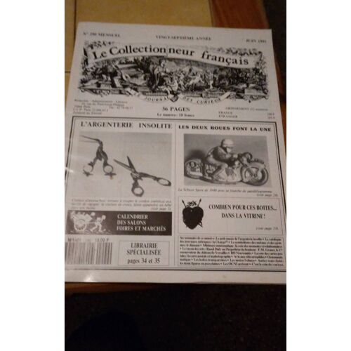 Le Collectionneur Français N. 290 De Juin 91