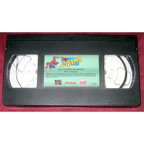 Rare. Collector. Vhs. Spiderman. Les Guerres Secrètes. 20 Mn.