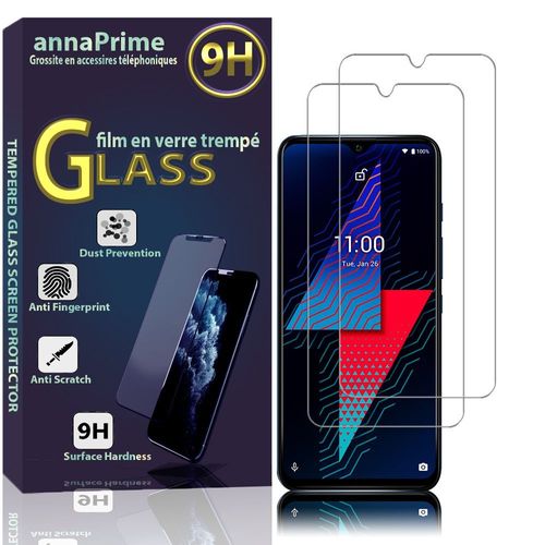 Lot / Pack De 2 Films Verre Trempé Pour Wiko Power U30 6.82" Protection D'écran