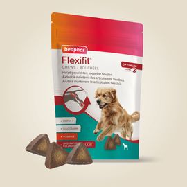 Flexifit®, Bouchées Articulations Pour Chien - 175g Aliment Complémentaire Diététique Pour Chiens Pour Le Soutien Du Métabolisme Des Articulations En Cas D’Ostéoarthrose