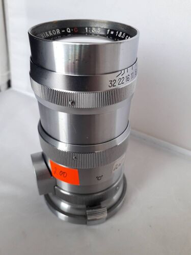 OBJECTIF NIKKOR-Q.C 3.5/ f 13,5cm NIPPON KOGAKU 135mmpour NIKON a télémetre