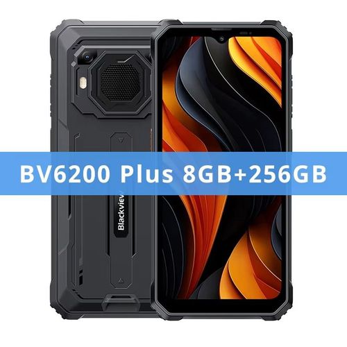 Blackview BV6200 Plus 311 000 mAh 8 Go 256 Go Dual SIM Noir