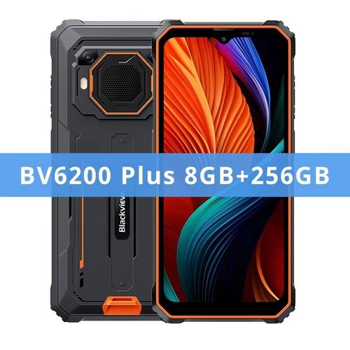 Blackview BV6200 Plus 311 000 mAh 8 Go 256 Go Dual SIM Orange