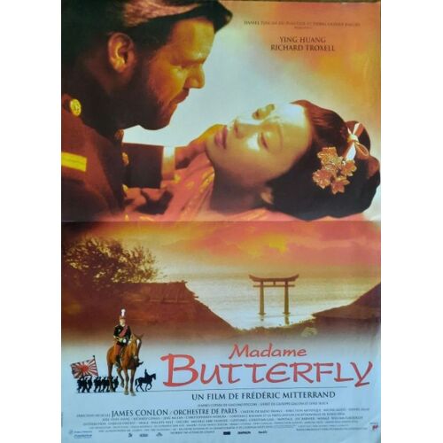 Madame Butterfly - Affiche Originale De Cinéma - Format 40x60 Cm - Un Film De Frédéric Mitterrand Avec Ying Huang, Richard Troxell, Ning Liang - Année 1994