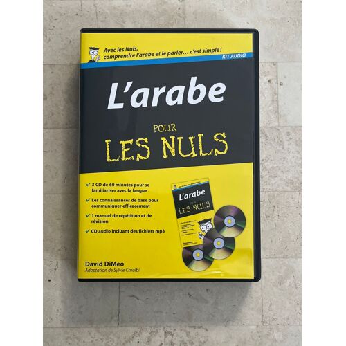 Kit Audio - L’Arabe Pour Les Nuls - Par David Dimeo 