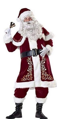 Costume De Père Noël Luxe 180 Cm