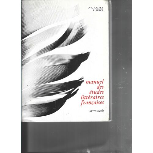Lot Manuel Des Etudes Litteraires Francaises