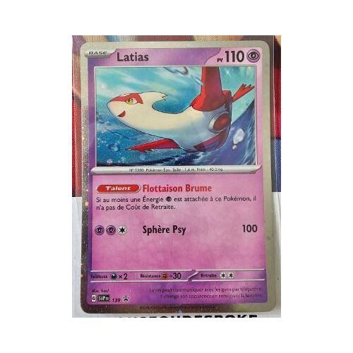 Pokemon Latias 139 Promo Holo