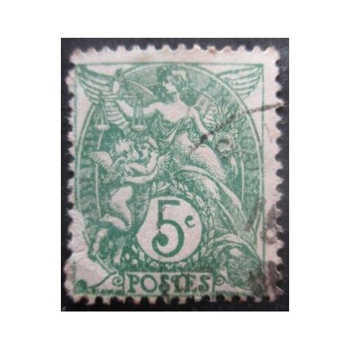 France N°111 Type Blanc Oblitéré