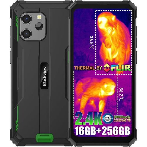 Blackview BV8900 Android 13 16 Go 256 Go Dual SIM Vert