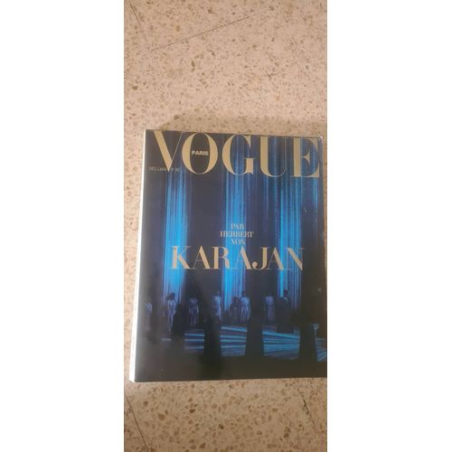 Magazine Vogue Paris. N 612. Decembre 1980-Janvier 1981# Herbert Von Karajan