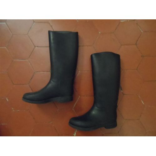 Bottes D'Équitation Plastique Noir Fouganza