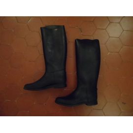Bottes D'Équitation Plastique Noir Fouganza