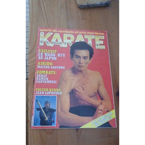 Karate 110 Avec Poster Non Détaché Kendo Jean Lopiccolo.