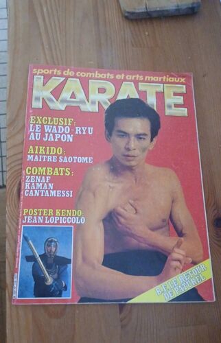 Karate 110 Avec Poster Non Détaché Kendo Jean Lopiccolo.