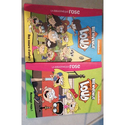 Lot De 2 Livres : Bienvenue Chez Les Loud.
