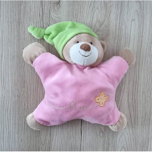 Beau Doudou Plat Ourson Nattou