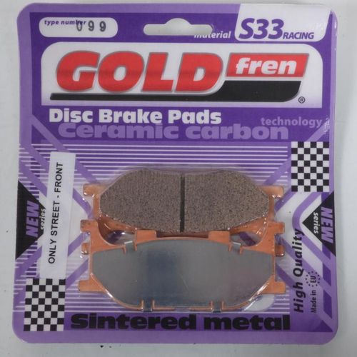Plaquette De Frein Gold Fren Pour Moto Yamaha 125 Tdr 1993 À 2003 Avg / 4gw/Gx 1/2/3/4 Neuf