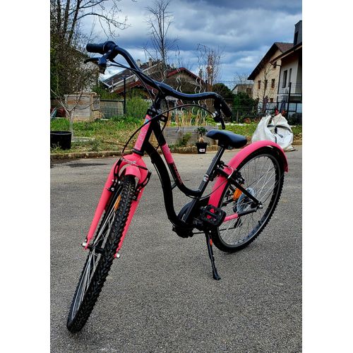 Vélo Enfant Evo City Junior Nakamura - Très Bon État, Noir & Rose