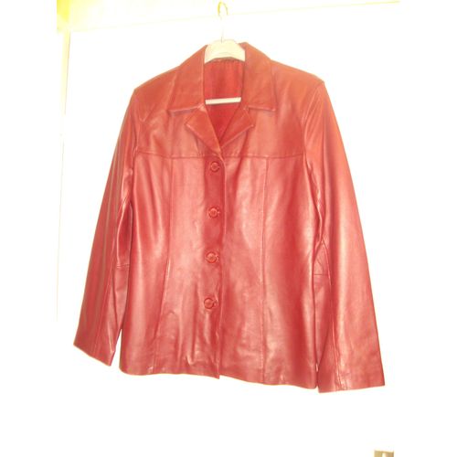 Veste En Cuir D&#39;Agneau Femme Taille 40