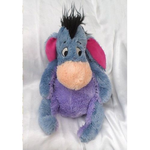 Doudou Peluche Bourriquet Longs Poils Fourrure Authentic Disney Store Exclusive