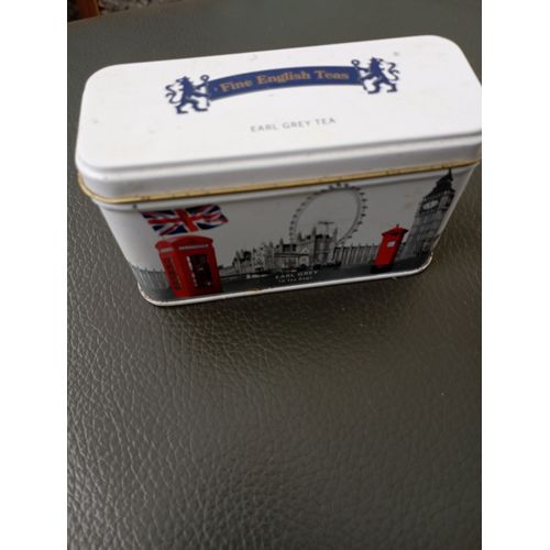 Boîte Métal Vide Earl Grey Tea 4 X 11 X7 Cm