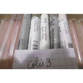 Craies Pastels Secs Rembrandt Lot De 5 Dégradé De Jaune Colis 3
