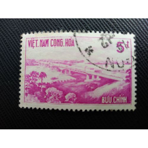 Timbre Vietnam Du Sud Y T 172 Pont Dong Nai 1931 (060409 )