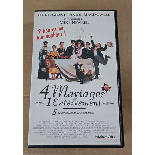 4 Mariages Et 1 Enterrement Vhs