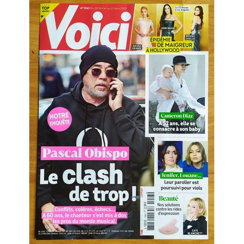 Voici N°1943, Coupure De Presse, Pascal Obispo