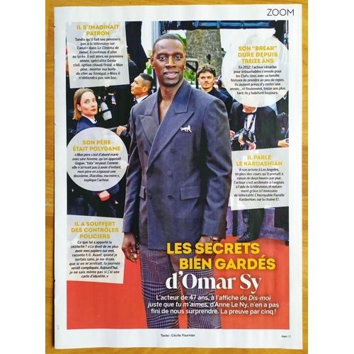 Voici N°1943, Coupure De Presse, Omar Sy.