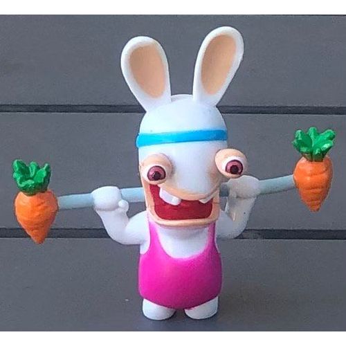 Figurine Les Lapins Crétins Haltère Ubisoft