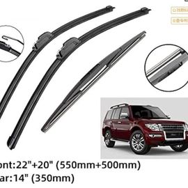 Pour Mitsubishi Pajero 07-20 Modèles Avant Et Arrière Trois Essuie-Glaces