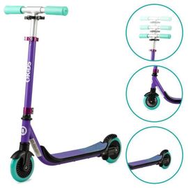 Trottinette Enfant - Qkids Bro - Roues 130mm - Réglable - Violet