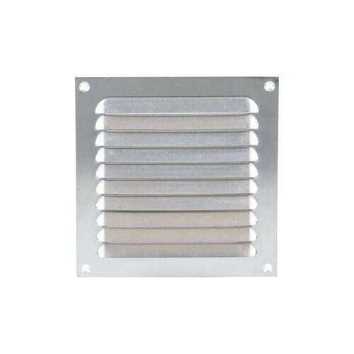 Grille à persienne 436 RENSON 300 x 300 mm - anodisé argent - 43003001